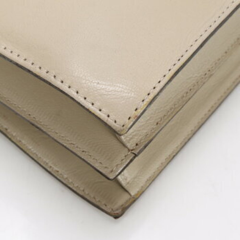 Yves Saint Laurent YSL Beige Tan lizard leather shoulder bag tote handbag ELM - Picture 10 of 14